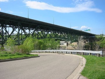 Minneapolis steel truss bridge 2006