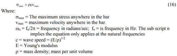 Gaberson modal velocity