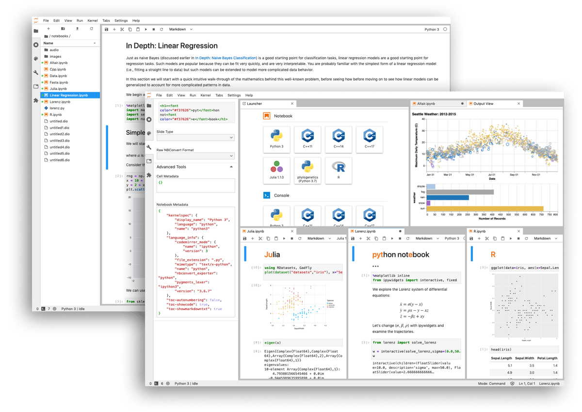 Example of Jupyter Lab