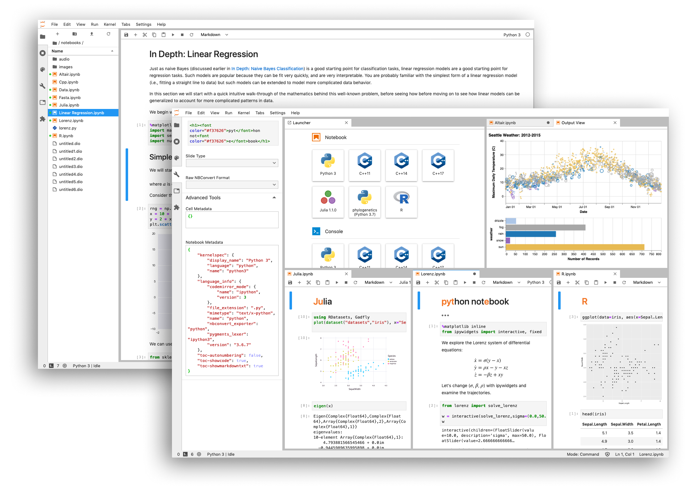 Example of Jupyter Lab